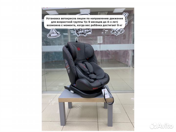 Автокресло с изофикс от 0 до 36 кг Luxmom 299