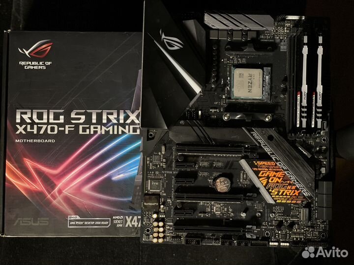 Комплект (R7 3700X/X470-F/Hyperx 32GB 3200Mhz)