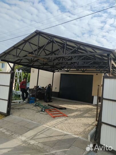 Навес Металлоконструкции Ангар