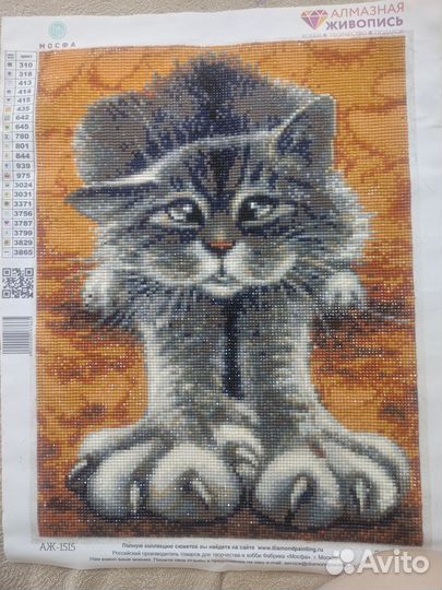 Алмазная мозаика готовая работа
