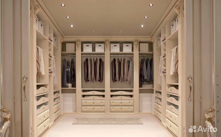 Гардеробные из дерева