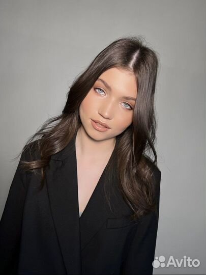 Макияж и локоны и ресницы