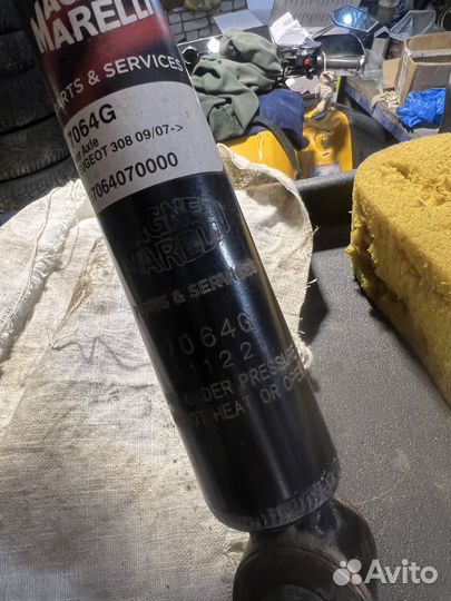 Задний амортизатор пежо 308