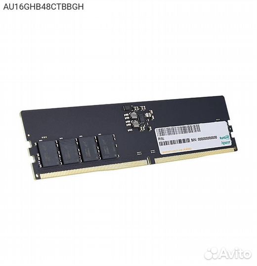 Модуль памяти Apacer 16GB dimm DDR5 4800MHz, AU16G