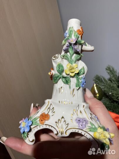 Путти статуэтка подсвечник