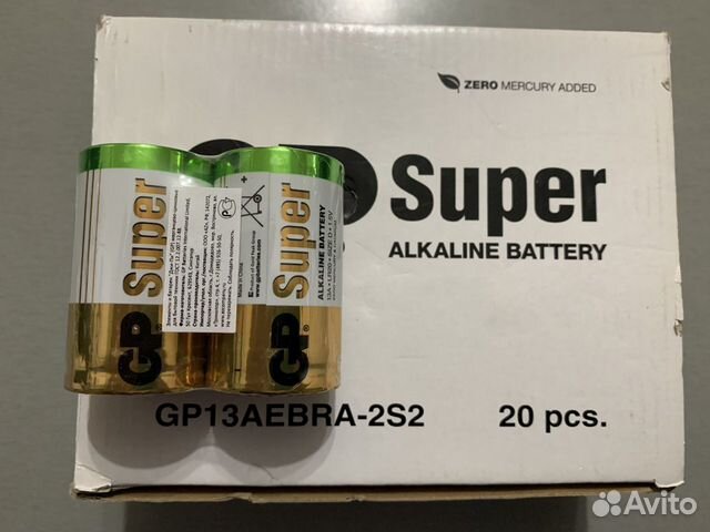 Батарейки gp super 13 A