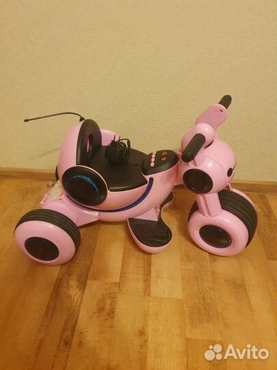 Детский электромотоцикл HL300 Pink