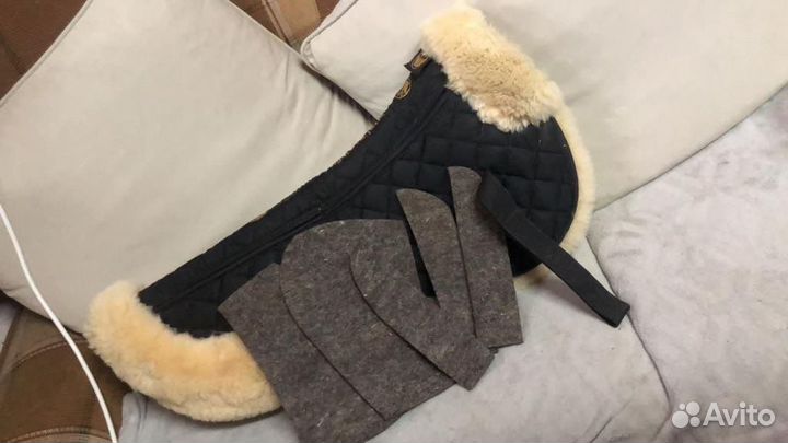 Вальтрап, меховушка, повод, сумка, шлем