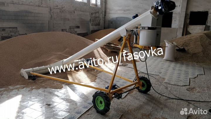 Фасовочный аппарат мобильный для зерна с приводом