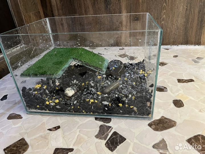 Аквариум для черепах с тумбой