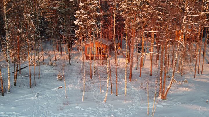 Дом 36 м² на участке 3 га