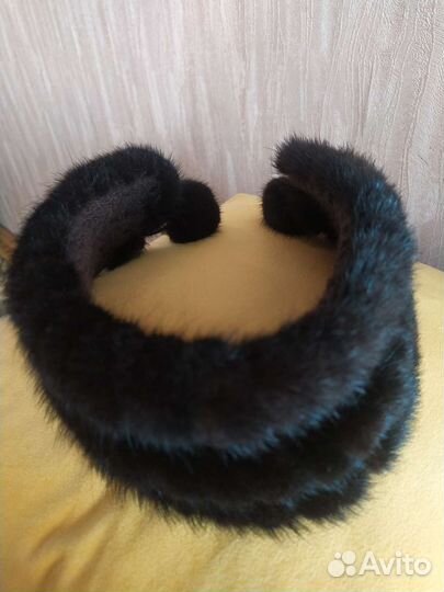 Норковая повязка на голову