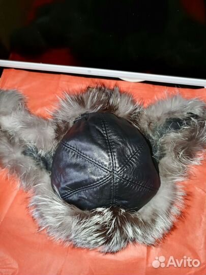 Шапка ушанка женская натуральный мех