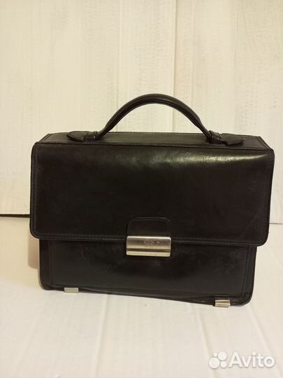 Кожаная барсетка