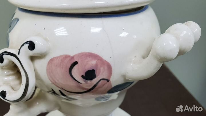 Самовар фарфор керамика Гжель СССР