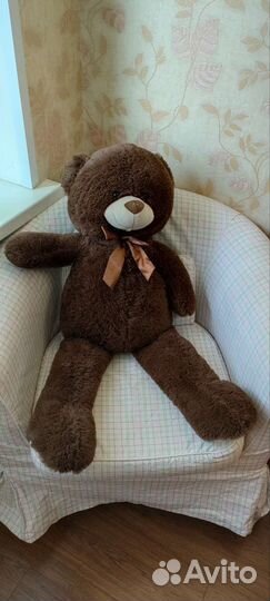 Плюшевый медведь мягкая игрушка 100х45х25см