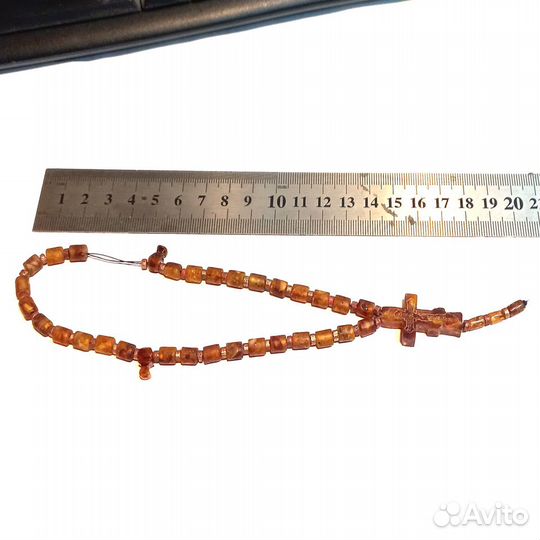 Янтарные чётки христианские