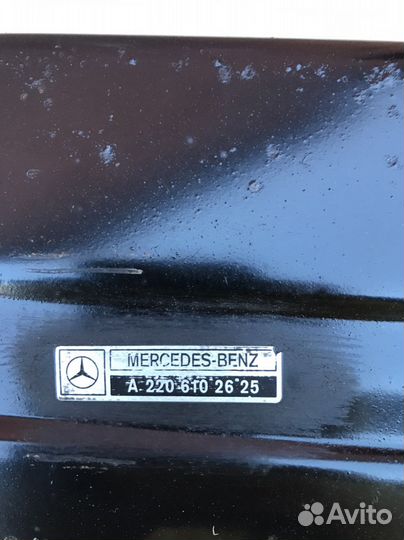 Усилитель заднего бампера Mercedes W220 1998-2005