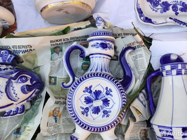 Гжель красавица 3