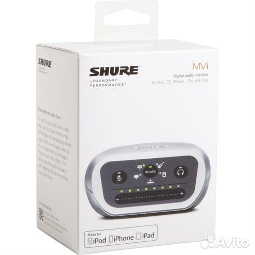 Портативный цифровой аудиоинтерфейс Shure MVI-DIG