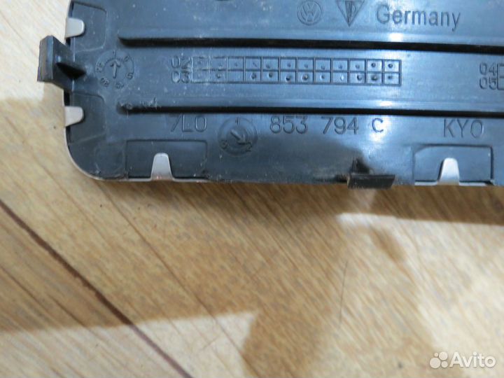 Накладка порога задняя Porsche Cayenne 957