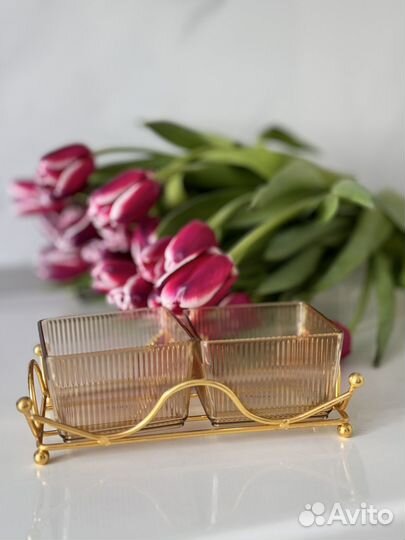 Менажница пластиковая/ Фруктовница-орешница