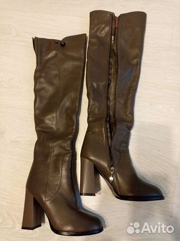 Сапоги женские еврозима натуральная кожа 37 р