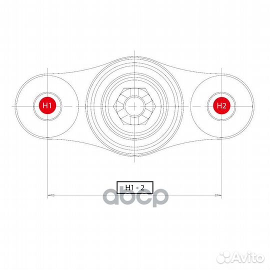Опора шаровая CTR CB0192 (cbkh-27) CB0192 CTR