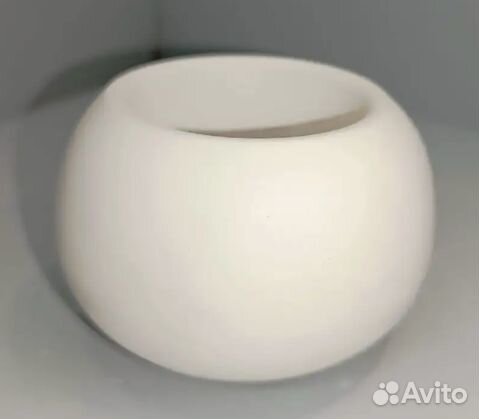 Подсвечник кашпо из гипса