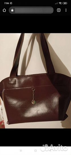 Сумка натуральная кожа