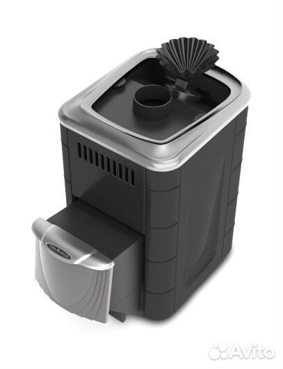 Печь банная Гейзер Мини 2016 Carbon антрацит дн З