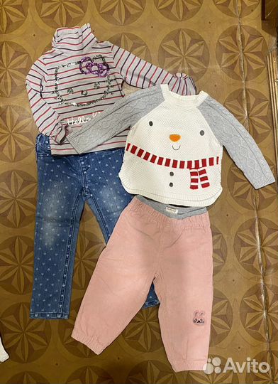 Одежда пакетом на девочку 86-92