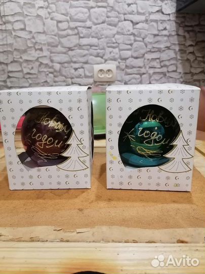 Елочные игрушки большие