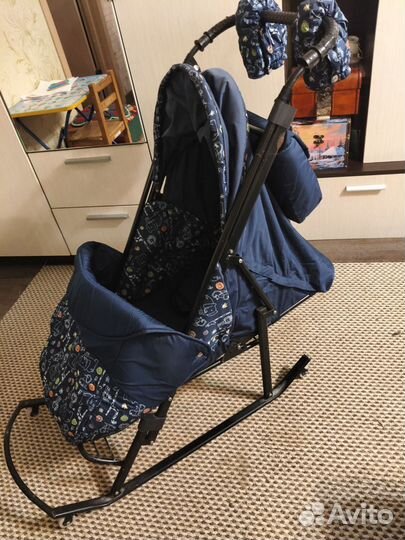 Детские санки с колесами