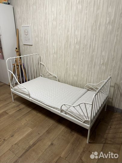 Детская кровать IKEA раздвижная миннен