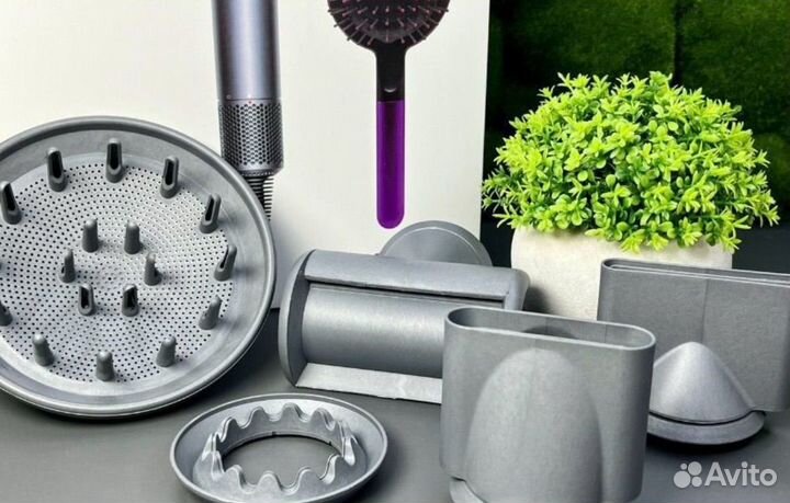 Фен dyson + расческа