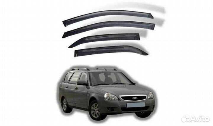 Дефлекторы/ветровеки LADA priora универлал