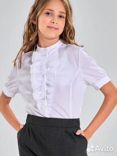 Блузка школьная 128 134