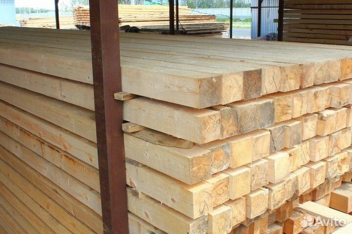 Брус 100х200х6000 (8 шт в м3)