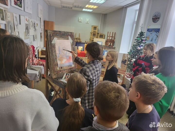 Репетитор по рисованию для детей 7-13 лет