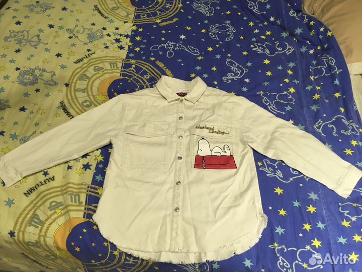 Рубашка zara джинсовая детская