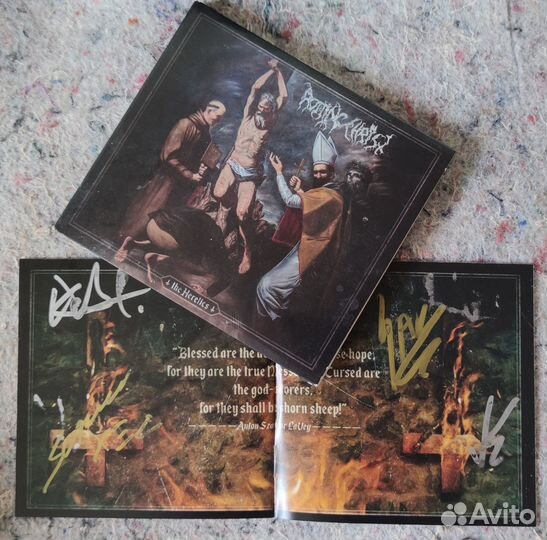 CD Cannibal Corpse и Rotting Christ с автографами