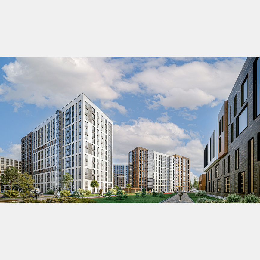 Квартира-студия, 33,6 м², 1/16 эт.
