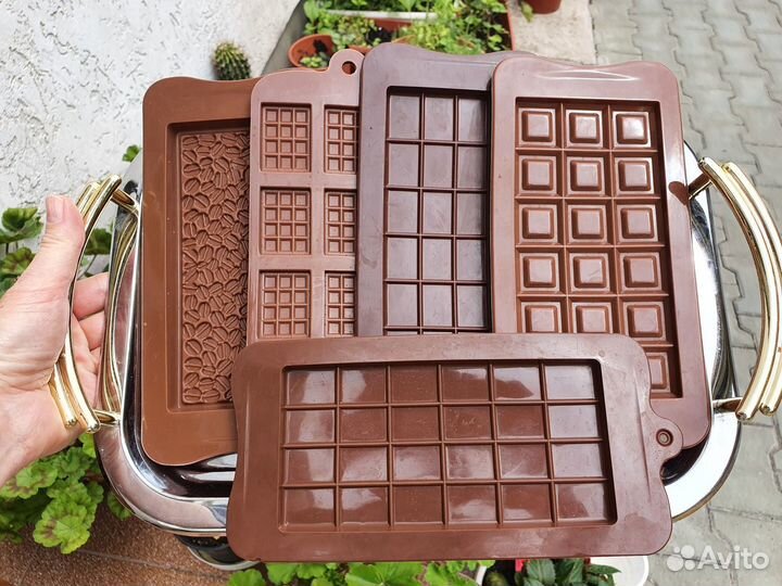 Силиконовые формы для шоколада 5 шт