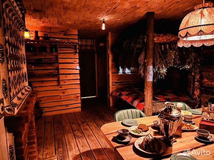 Авторское парение в банной избе. Аренда