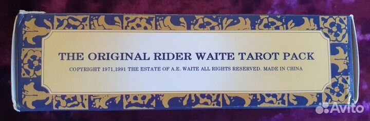 The Original Rider Waite Tarot Deck,оригинал,2015г