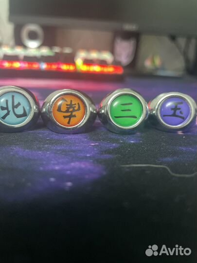 Кольца из аниме наруто