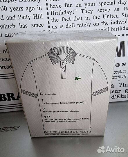 Lacoste Eau de Lacoste L.12.12 Blanc100мл