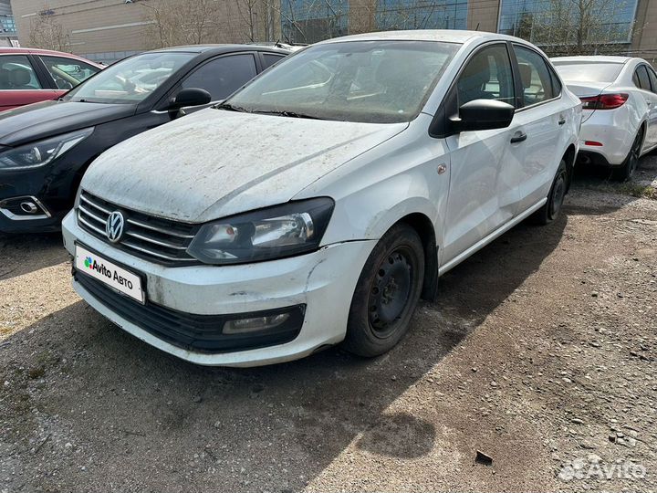 Volkswagen Polo 1.6 AT, 2019, 100 000 км