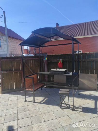 Беседка мангал